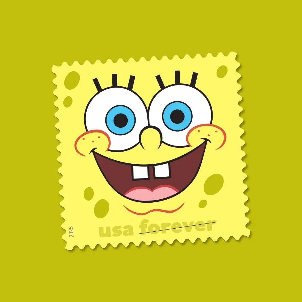 (2025) SpongeBob Squarepants Stamps, Sheet of 16
